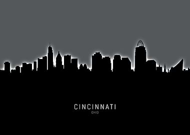 Cincinnati Ohio Skyline