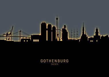 Gothenburg Sweden Skyline