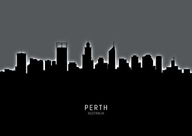 Perth Australia Skyline