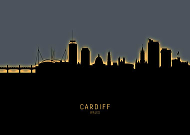 Cardiff Wales Skyline