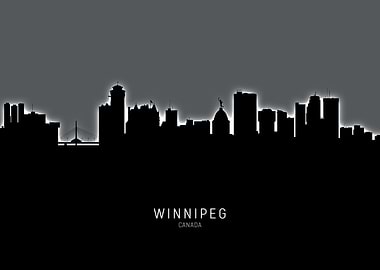Winnipeg Canada Skyline