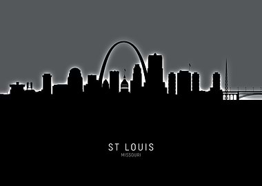 St Louis Missouri Skyline