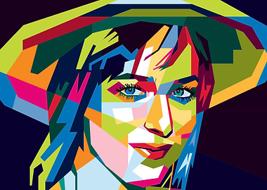 Dakota Johnson with Hat