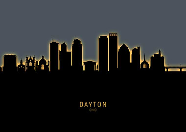 Dayton Ohio Skyline