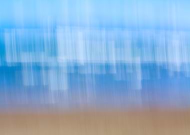 Vertical beach blur VII