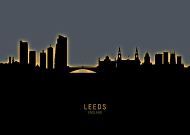 Leeds England Skyline
