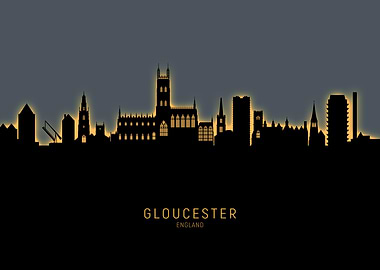 Gloucester England Skyline