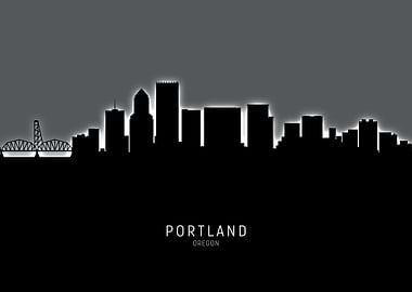 Portland Oregon Skyline