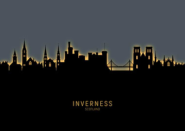 Inverness Scotland Skyline