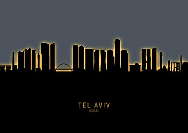 Tel Aviv Israel Skyline