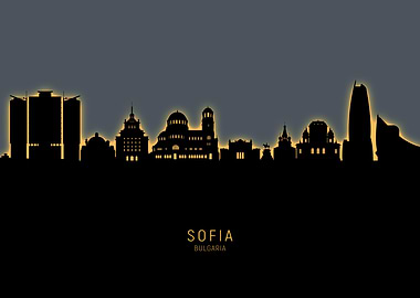Sofia Bulgaria Skyline