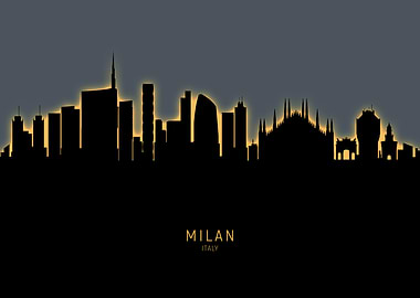 Milan Italy Skyline