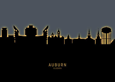 Auburn Alabama Skyline