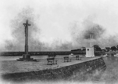 Barfleur the harbour