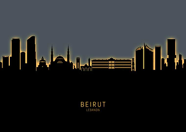 Beirut Lebanon Skyline