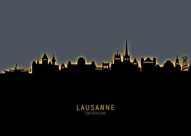 Lausanne Skyline
