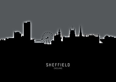 Sheffield England Skyline