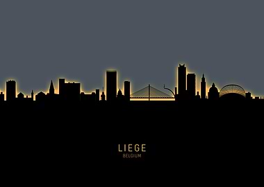 Liege Belgium Skyline