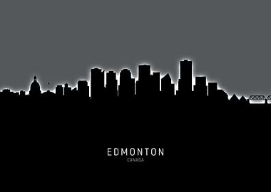 Edmonton Canada Skyline