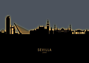 Sevilla Spain Skyline