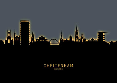 Cheltenham England Skyline