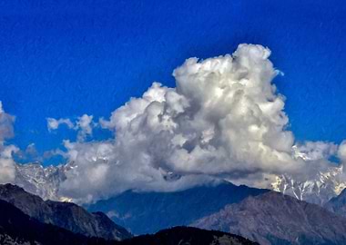 Sky with Clouds Munsiyari