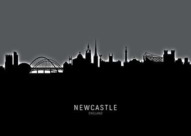 Newcastle England Skyline