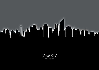 Jakarta Indonesia Skyline