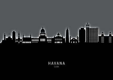 Havana Cuba Skyline