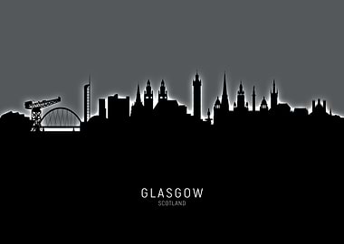 Glasgow Scotland Skyline