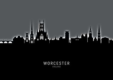 Worcester England Skyline
