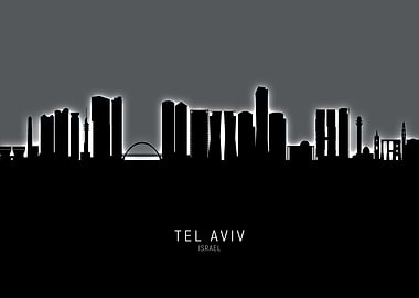 Tel Aviv Israel Skyline