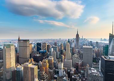 Sunset over Manhattan