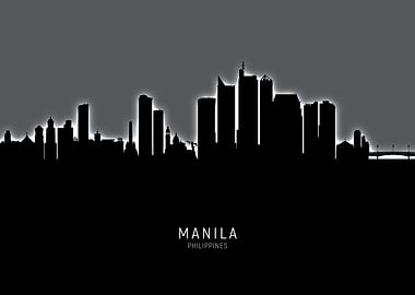 Manila Philippines Skyline