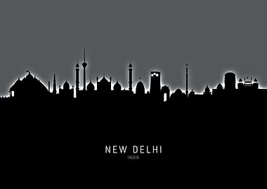 New Delhi India Skyline
