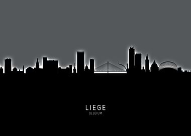 Liege Belgium Skyline