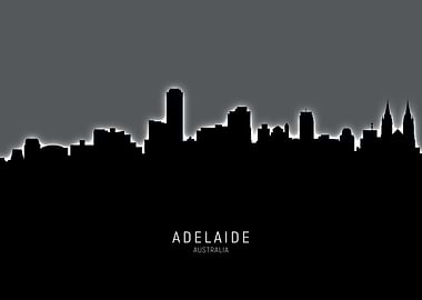 Adelaide Australia Skyline