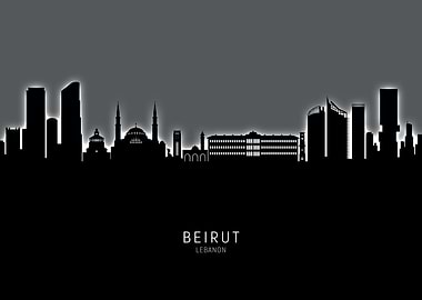 Beirut Lebanon Skyline