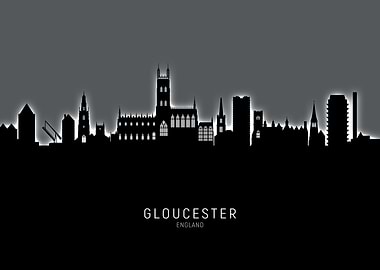 Gloucester England Skyline
