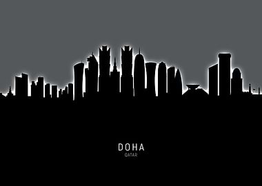 Doha Qatar Skyline