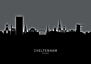 Cheltenham England Skyline