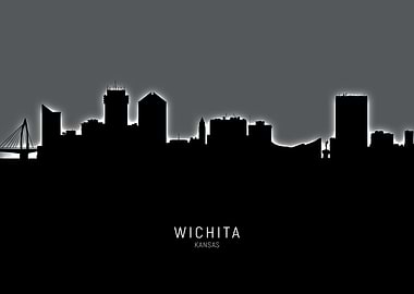 Wichita Kansas Skyline