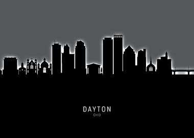 Dayton Ohio Skyline