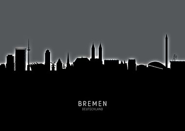 Bremen Deutschland Skyline