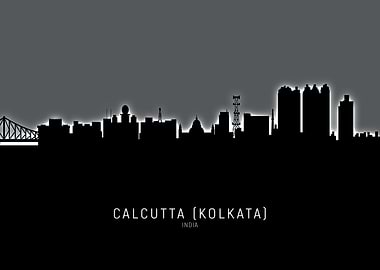 Kolkata India Skyline