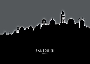 Santorini Greece Skyline