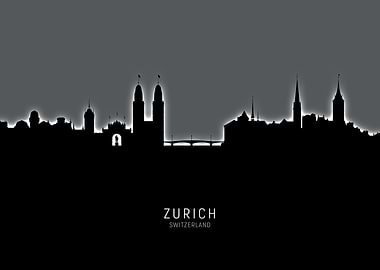 Zurich Switzerland Skyline