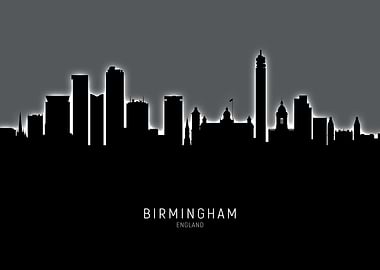 Birmingham England Skyline