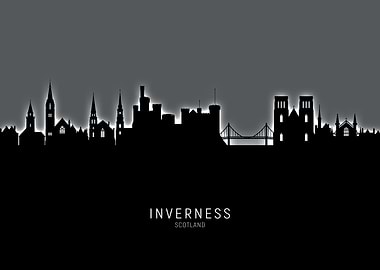 Inverness Scotland Skyline