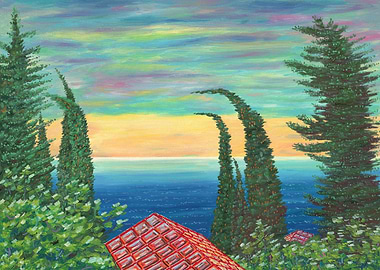 Wind In Seaside Village